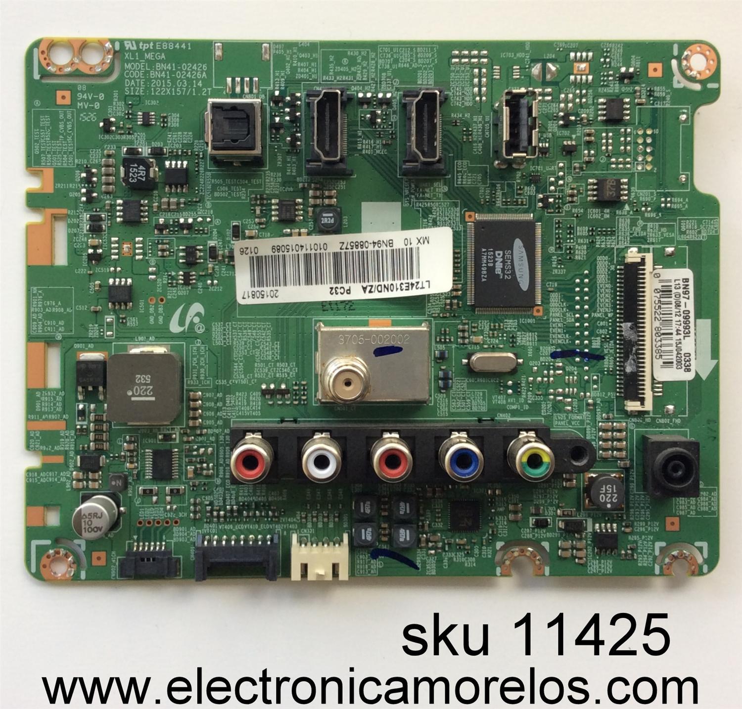 MAIN / SAMSUNG BN94-08857Z / BN41-02426A / BN97-09993L / MODELO LT24E310ND/ZA CP01 / PANEL V236BJ1-LE2 REV.C6	