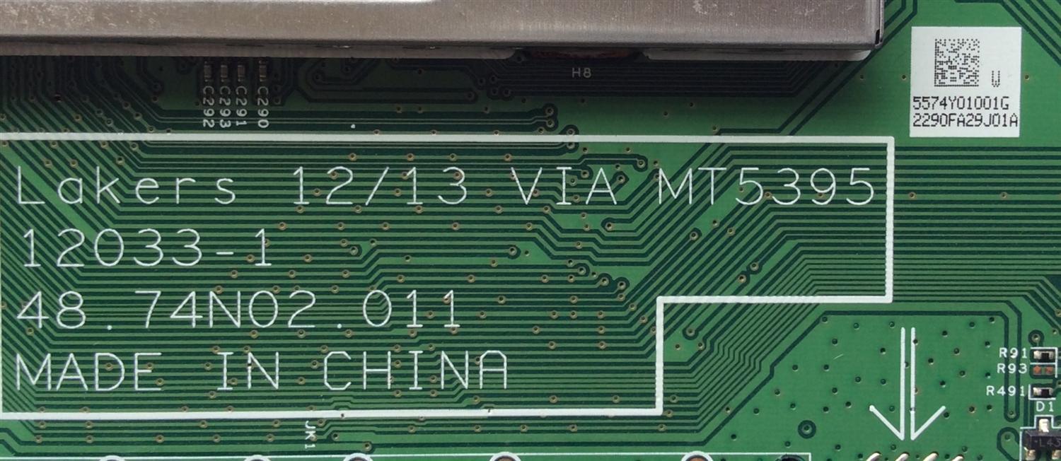 MAIN / VIZIO 55.74Y01.001G / 5574Y01001G / 48.74N02.011 / 12033-1 / MODELO M550VSE LWJANKAN / PANEL T550HVN01.5	 - Imagen 2