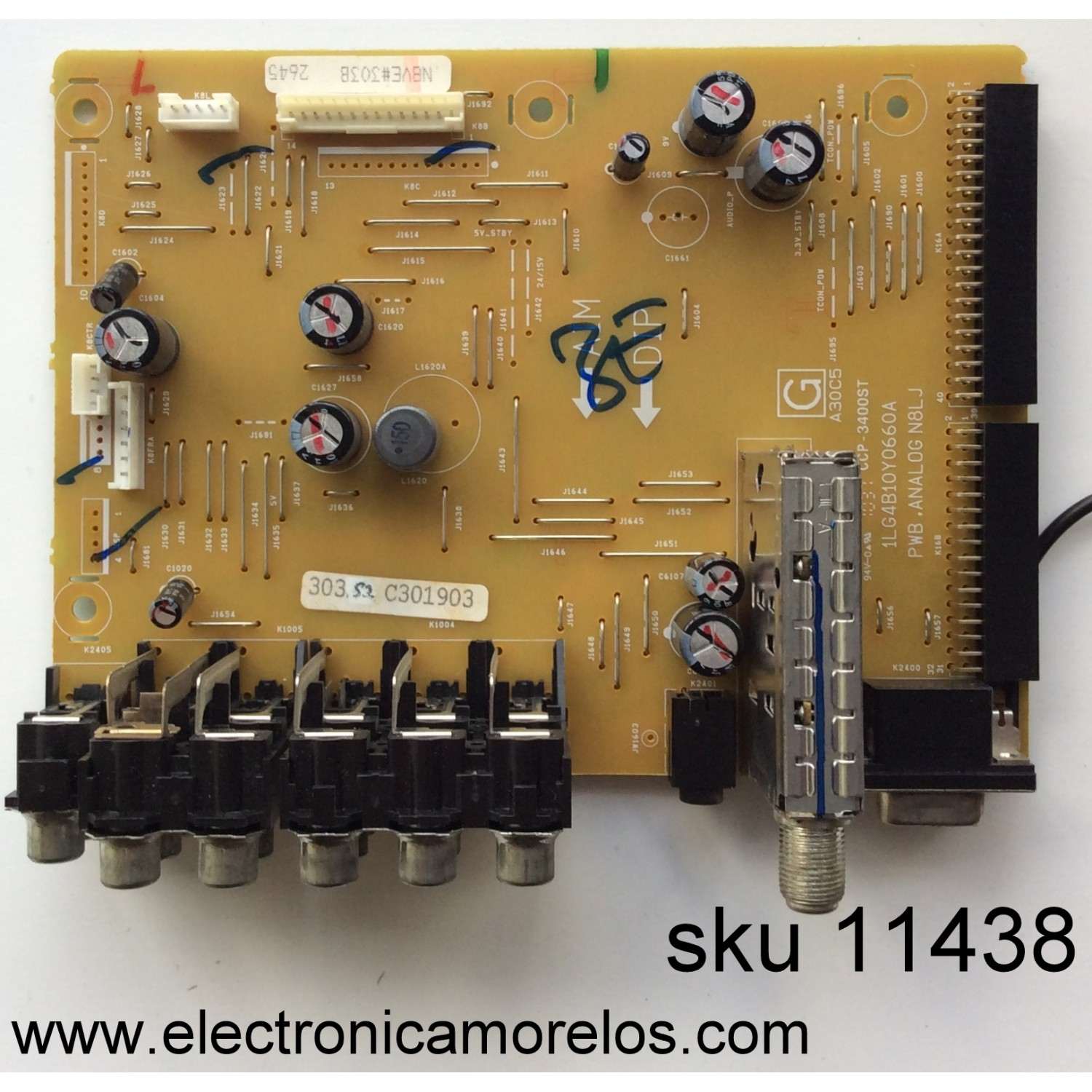 MAIN PARA TV RCA / NUMERO DE PARTE 55120RE01M3393LNA5-P5 / LD.M3393B / MK-RE01-140307-ZQ306 / MOLEDO MK-RE01-140307-ZQ306