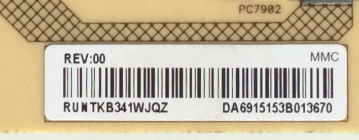 FUENTE DE PODER / SHARP RUNTKB341WJQZ / APDP-267A2 / PANEL JE695R3HA1AC / MODELOS LC-70UE30U / LC-70UC30U / LC-70UH30U - Imagen 2