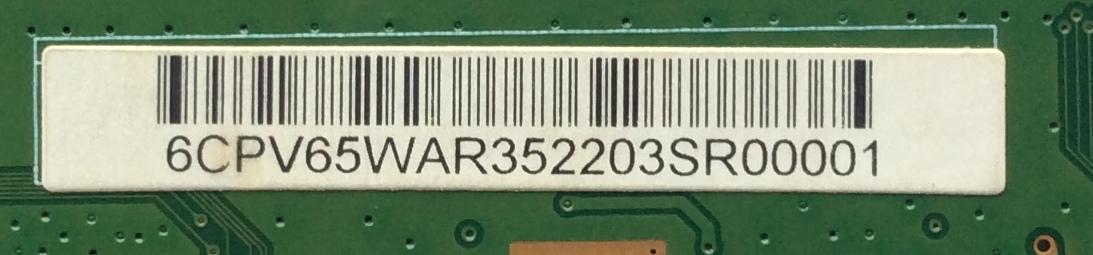 T-CON / RCA 6CPV65WAR / E22203415051201 / MODELO LED60B55R120Q 4434-LE60B55-A2	 - Imagen 2