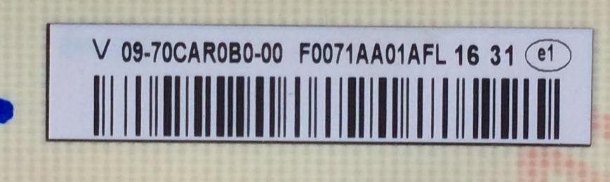 FUENTE DE PODER / VIZIO 09-70CAR0B0-00 / 1P-1159800-1010 / CAP0C PW BD / MODELO D70-D3 LFTRUQCS / D70-D3 LFTRUQAS - Imagen 2
