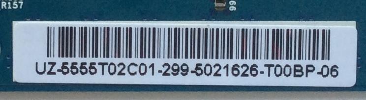 T-CON / HITACHI 55.55T02.C01 / 5555T02C01 / 55T02-C07 / T550HVN01.0 / MODELO LE55U516 / 55PFL5907/F7 / E553 / NS-55E480A13A / PANEL T550HVN01.1	 - Imagen 2