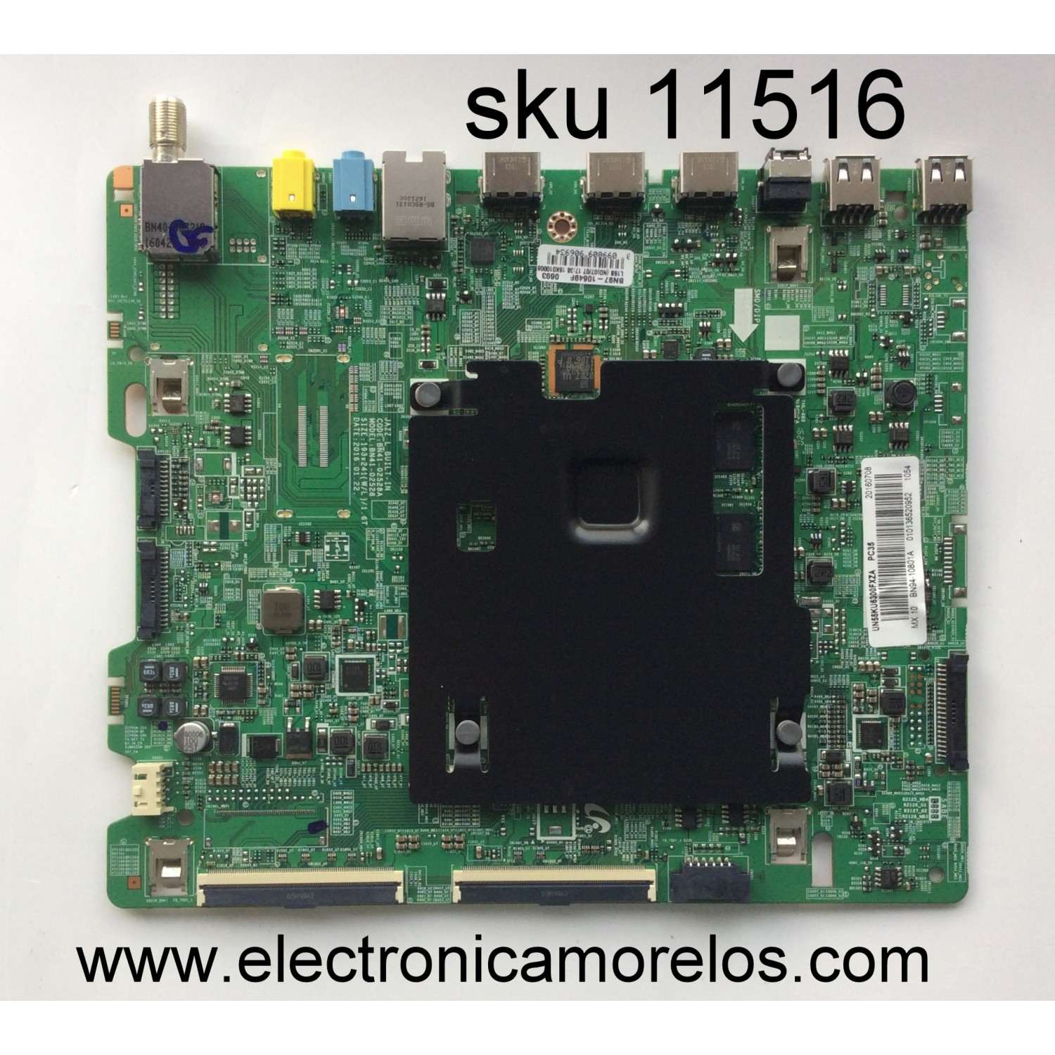 MAIN PARA TV SAMSUNG / NUMERO DE PARTE BN94-10801A / BN41-02528A / BN97-10649F / BN9410801A / PANEL CY-GK055HGLV2H / MODELOS UN55KU6000 / UN55KU6290 / UN55KU6300 / UN55KU6000FXZX / UN55KU6290FXZA / UN55KU6290FXZC / UN55KU6300FXZC / UN55KU6300FXZA FA01