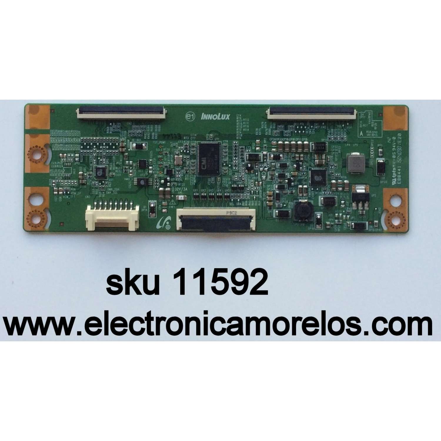 T-CON / RCA 6CPV65 / E88441 / MODELO LED58G45RQ / PANEL V580HJ1-PD6-C2-12V	
