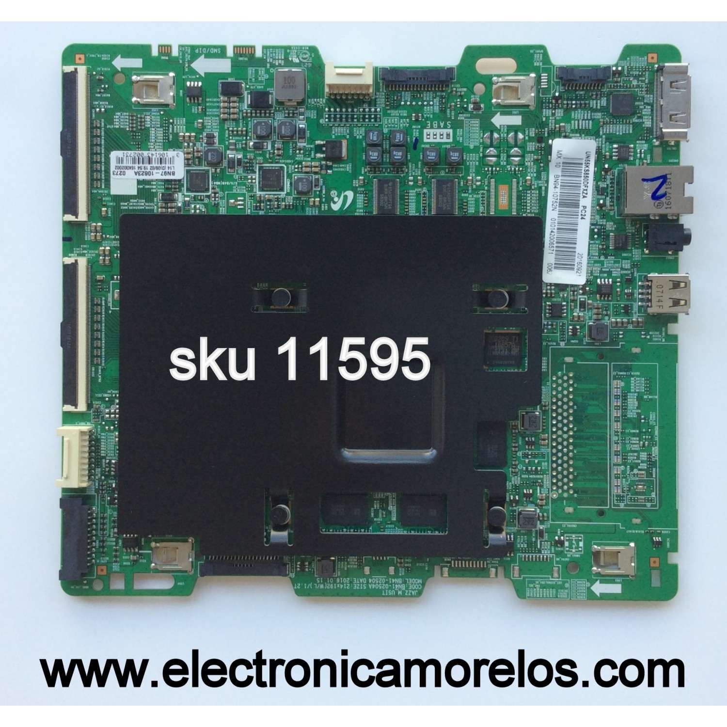 MAIN PARA TV SAMSUNG / NUMERO DE PARTE BN94-10752N / BN41-02504A / BN97-10623A / BN9410752N / PANEL CY-XK055FLLV4H / MODELO UN55KS850 / UN55KS850DFXZA FA01