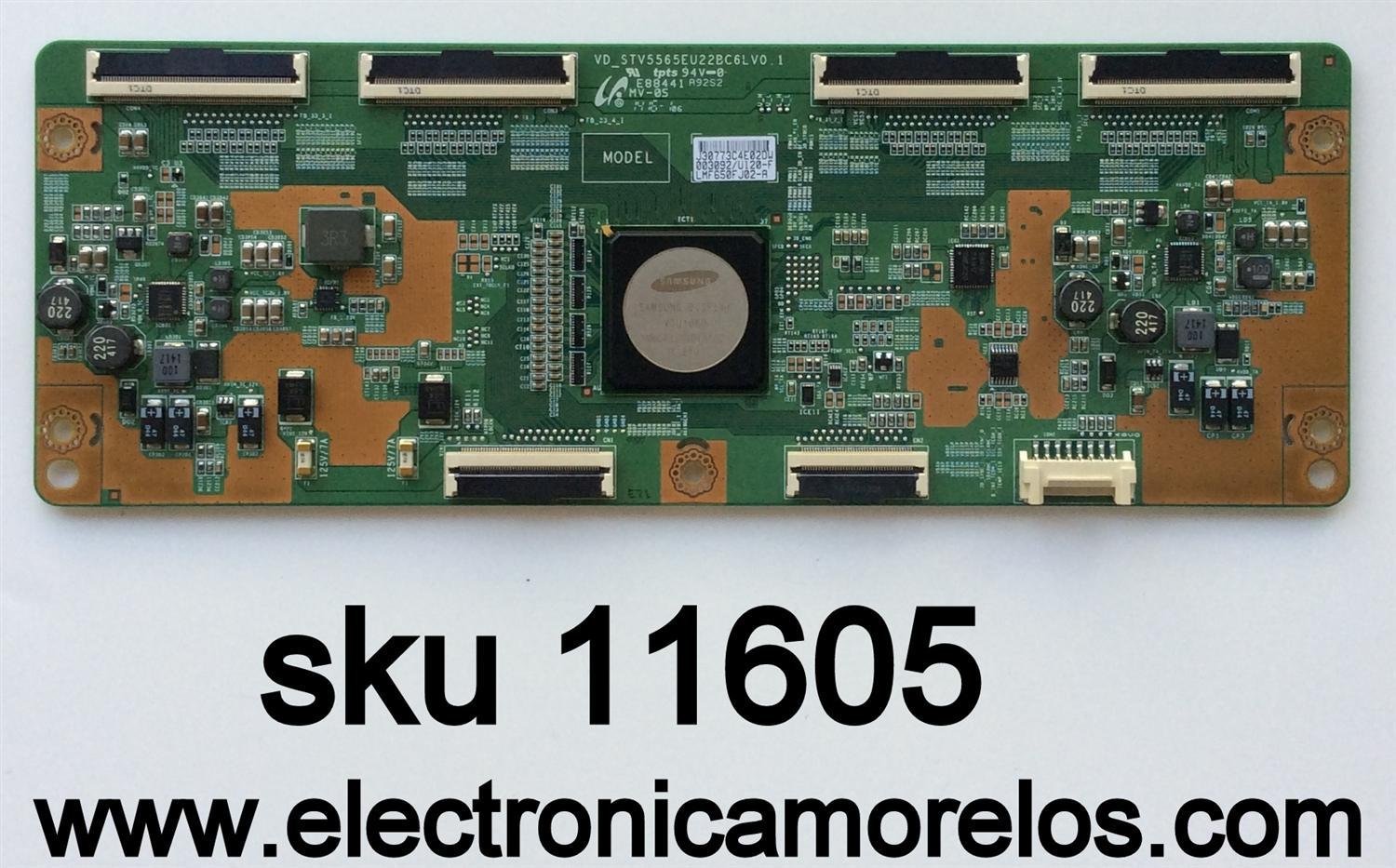 T-CON / SAMSUNG BN96-30714B / 30773C / VD_STV5565EU22BC6LV0.3 / MODELO UN65HU8500FXZA TS01 / PANEL CY-KH065FSLV1H	