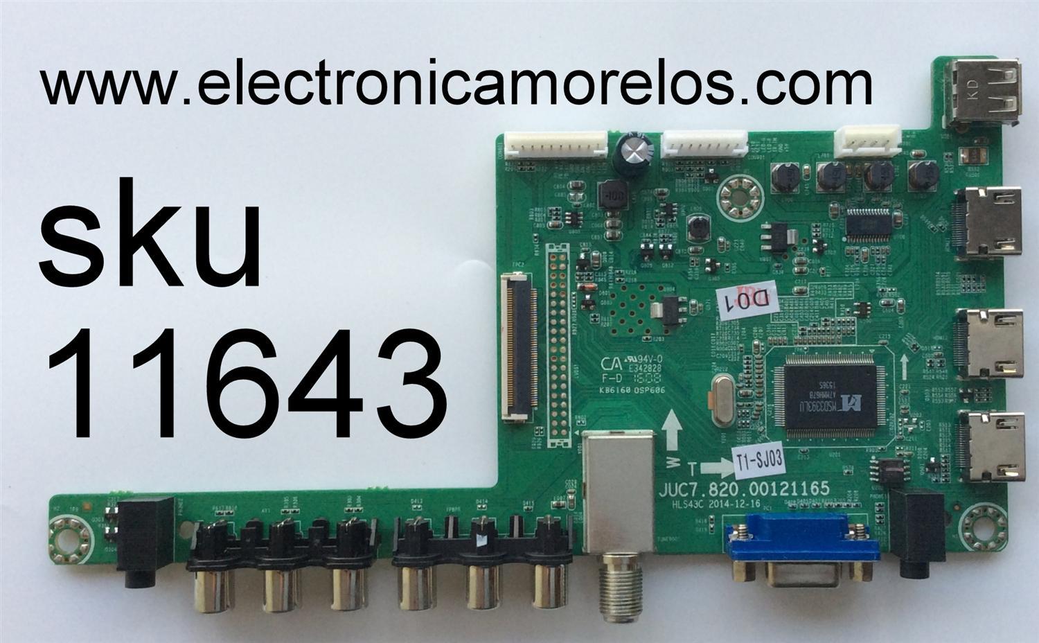 MAIN / HITACHI 999B6CA / JUC7.820.00121165 / HLS43C / MODELO LE55A6R9A / PANEL C550F15-E6-H(G)	