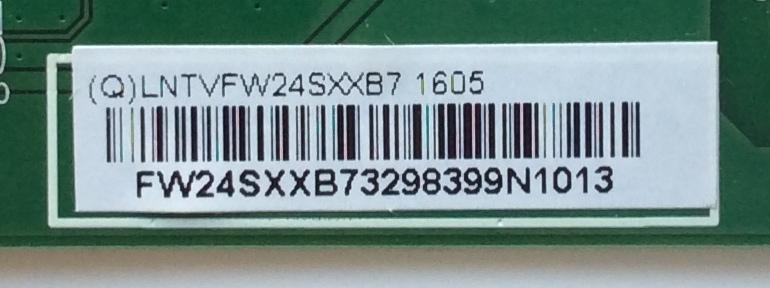LED DRIVER / VIZIO LNTVFW24SXXB7 / 715G7159-P01-000-004K / MODELO M43-C1 LTTWSPCR / PANEL TPT430H3-QVN01-U REV: S000A	 - Imagen 2
