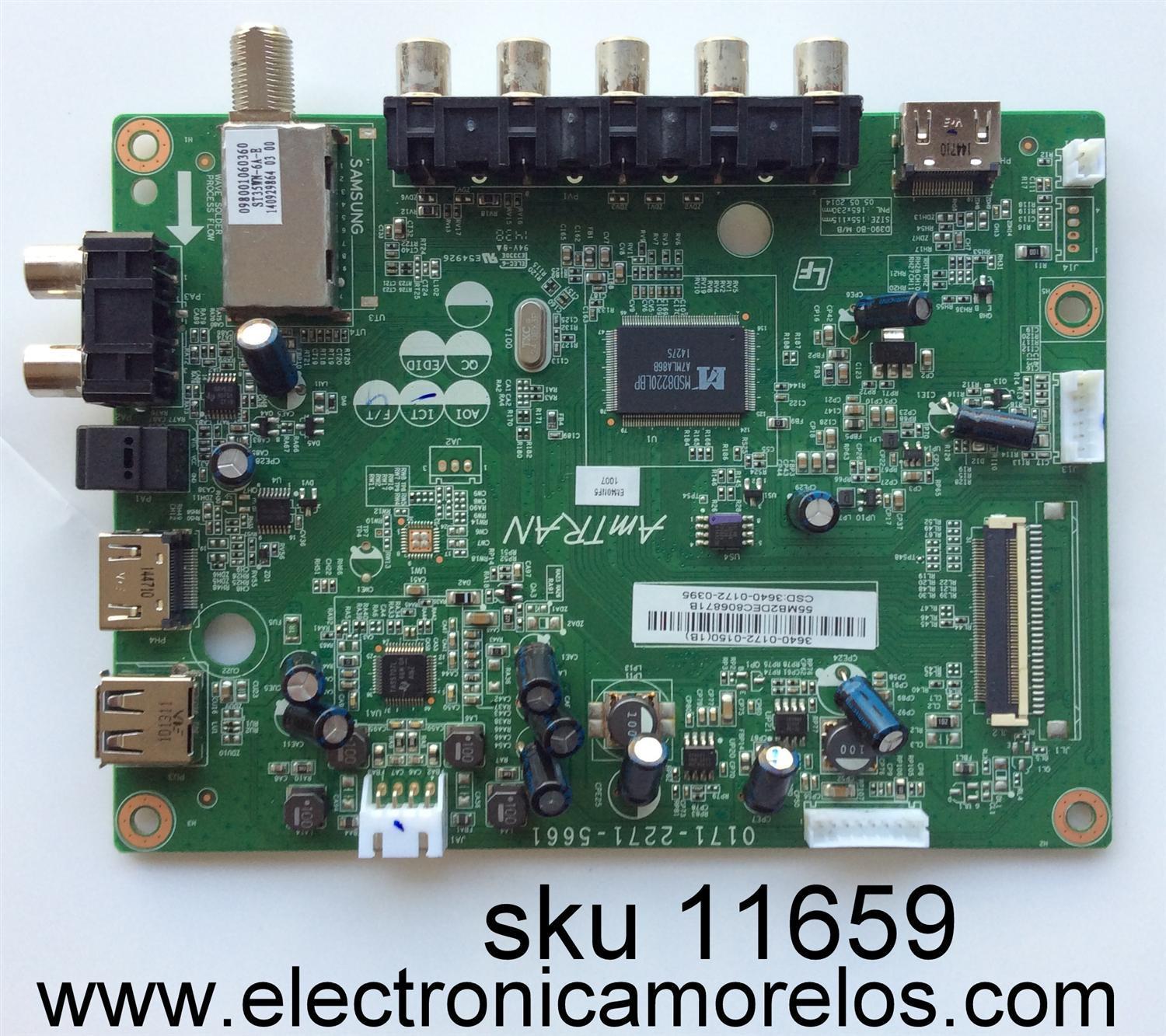 MAIN / JVC 3640-0172-0150 / 0171-2271-5661 / 3640-0172-0395 / MODELO EM40NF5 / PANEL V400HJ6-PE1 REV.C1	