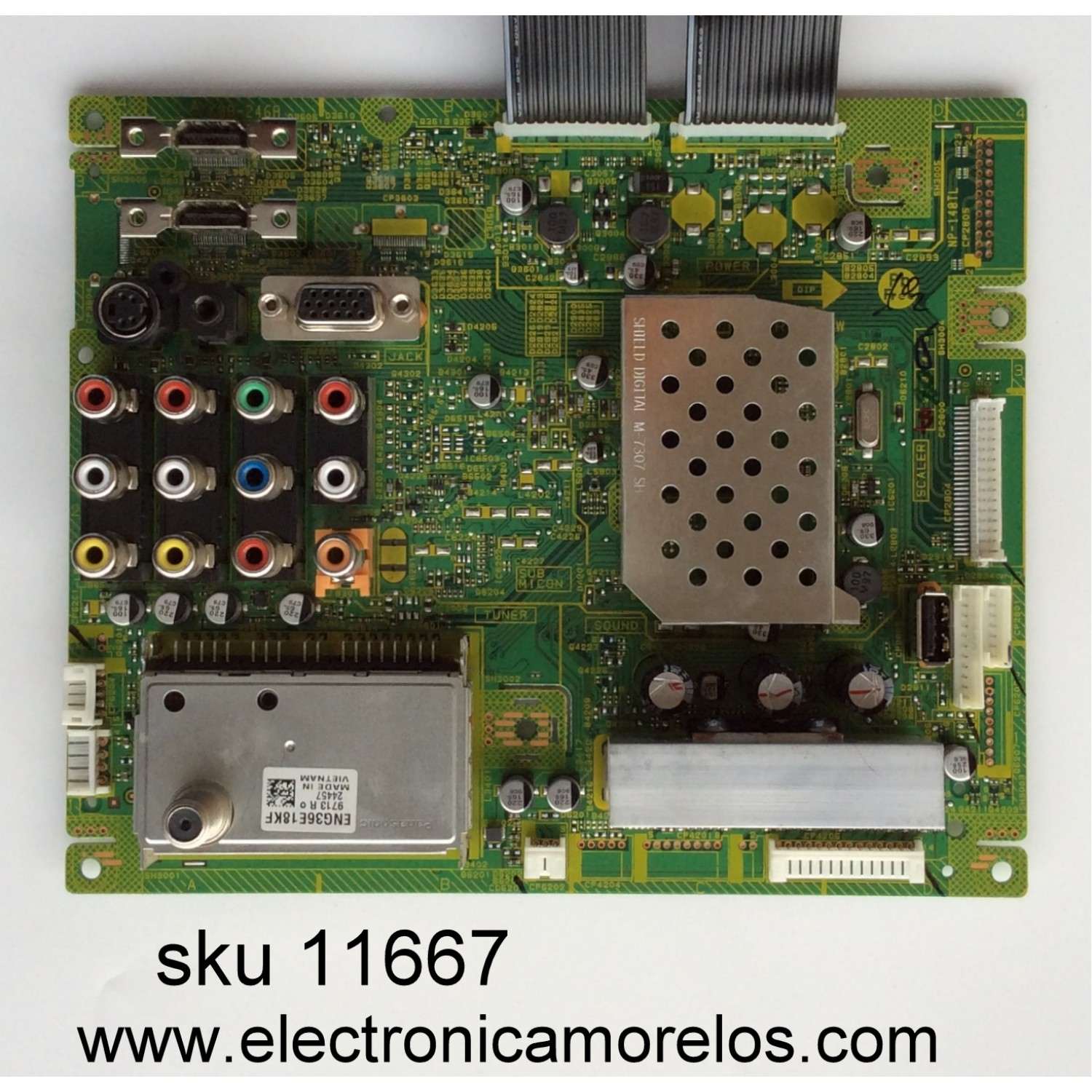 T-CON PARA TV PHILIPS / NUMERO DE PARTE 44-9771680A / 47-6021287 / C-PCB_HV650QUB / GD1A19A0963 / DISPLAY HV650QUB-F9D / MODELO 65PFL5766/F7
