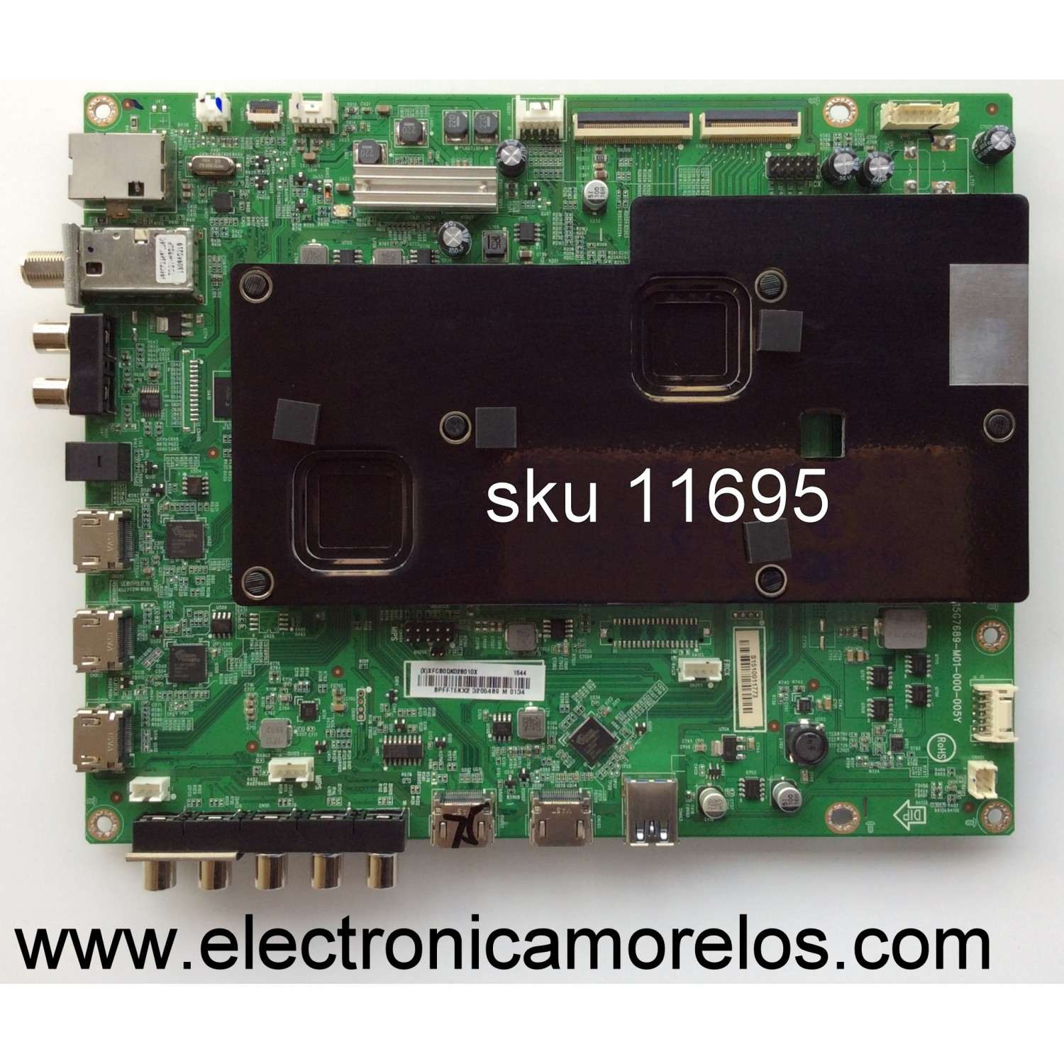 MAIN PARA TV VIZIO / NUMERO DE PARTE XFCB0QK028 / 715G7689-M01-000-005Y / 756TXFCB0QK0280 / PFFTEKX2C / GXFCB0QK028010X / PANEL T750QVF01.0 / MODELO M75-C1 LTCASMBR