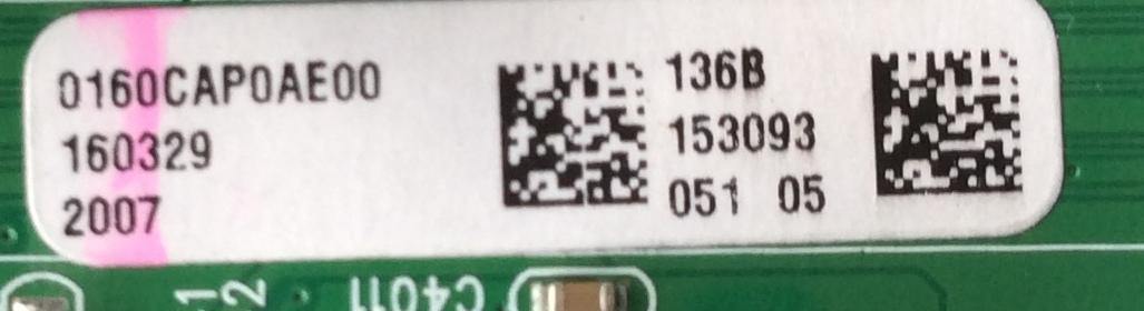 MAIN / VIZIO Y8387136S / 0160CAP0AE00 / 1P-015AX06-4010 / 136B / MODELO E70U-D3 LFTRUSBS / PANEL S700DUA-1	 - Imagen 2