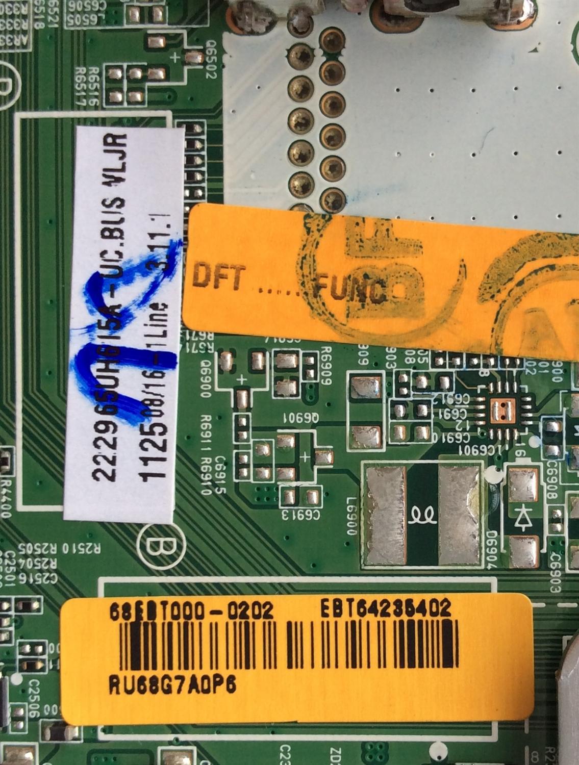 MAIN PARA TV LG / NUMERO DE PARTE EBT64235402 / EAX66882503 / EAX66882503(1.0) / 66EBT000-01LU / PANEL LC650EGE (FJ)(M3) / MODELOS 65UH615A-UC / 65UH6150-UB / 65UH615A-UC.BUSWLJR / 65UH6150-UB.BUSWLJR - Imagen 2