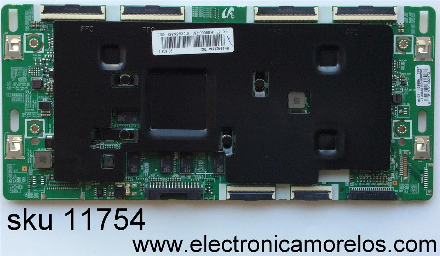 T-CON / SAMSUNG BN95-02733A / BN41-02493A / BN97-10899A / MODELO UN75KS900DFXZA DA02 /PANEL CY-QK075FLLV2H	