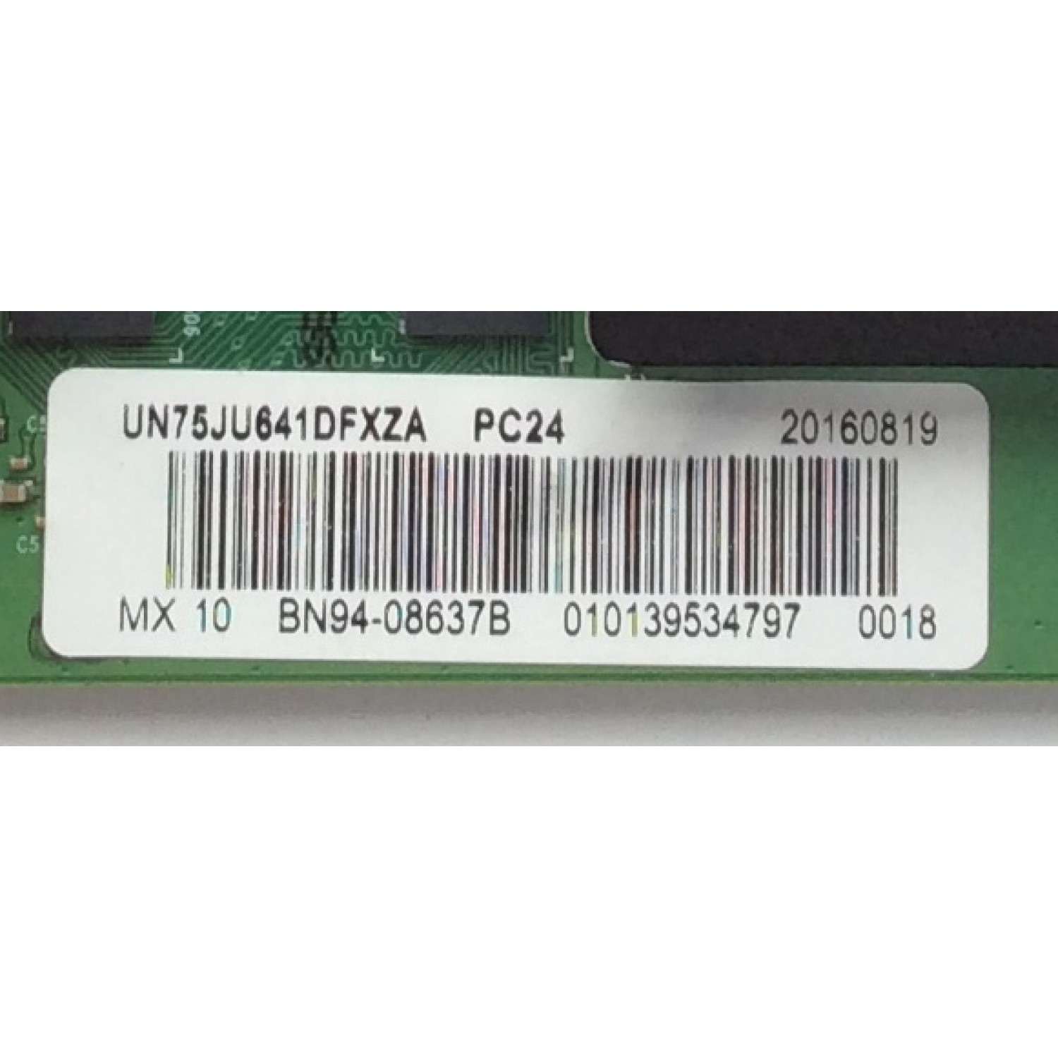 T-CON PARA TV SAMSUNG BN94-08637B / BN97-10060N / BN41-02319A / SUSTITUTA BN94-08637A / PANEL CY-GJ075HGLV5H / MODELOS UN75JU650DFXZA UD02 / UN75JU650DFXZA UD04 / UN75JU641DFXZA UD04 / UN75JU641DFXZA TD03 / UN75JU641DFXZA UD02 / UN75JU6500FXZA UD04 - Imagen 2