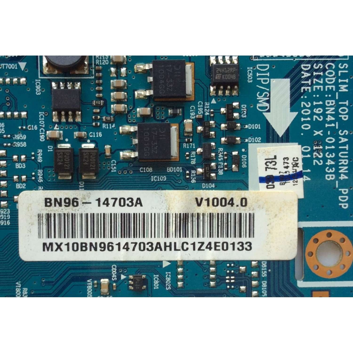 MAIN / SAMSUNG BN96-14703A / BN41-01343B / BN97-03973L / MODELO PN42C430A1DXZA / PANEL S42AX-YB09 / S42AX-YD13	 - Imagen 2