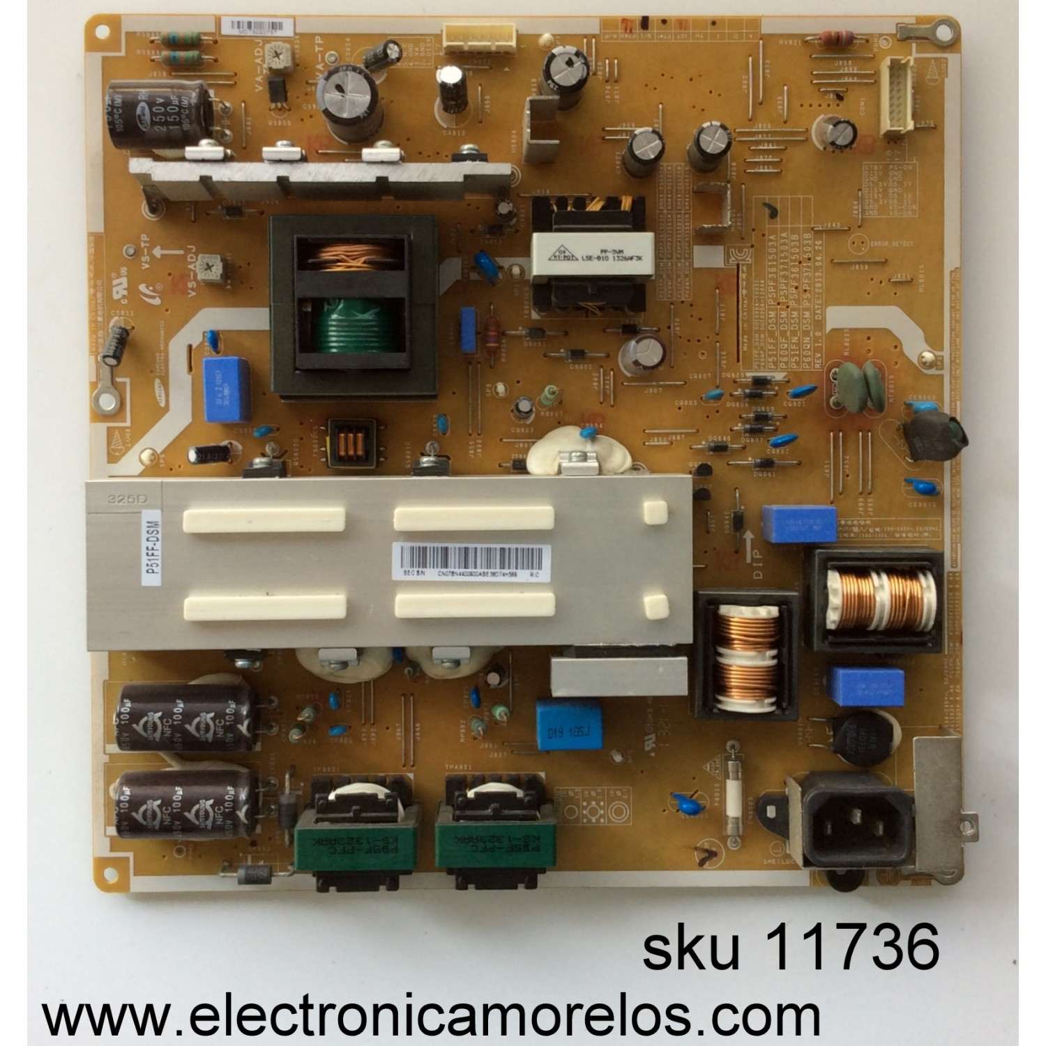 ADAPTADOR AC / NUMERO DE PARTE XH005W050100USCU / GRCOM-202/GRCOM-203 / ENTRADA: 100-240V AC / SALIDA: 5V DC - 1A