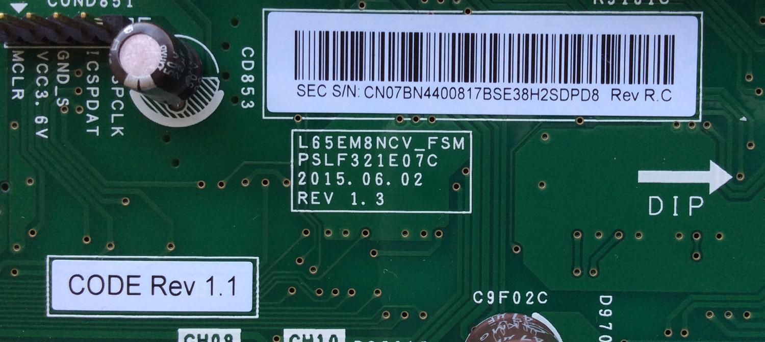 LED DRIVER / SAMSUNG BN44-00817B / L65EM8NCV_FSM / PSLF321E07C / MODELOS UN55JS9000FXZA TS01 / UN65JS9000FXZA TS01 / PANEL´S CY-XJ055FLLV2H / CY-XJ065FLLV2H - Imagen 2