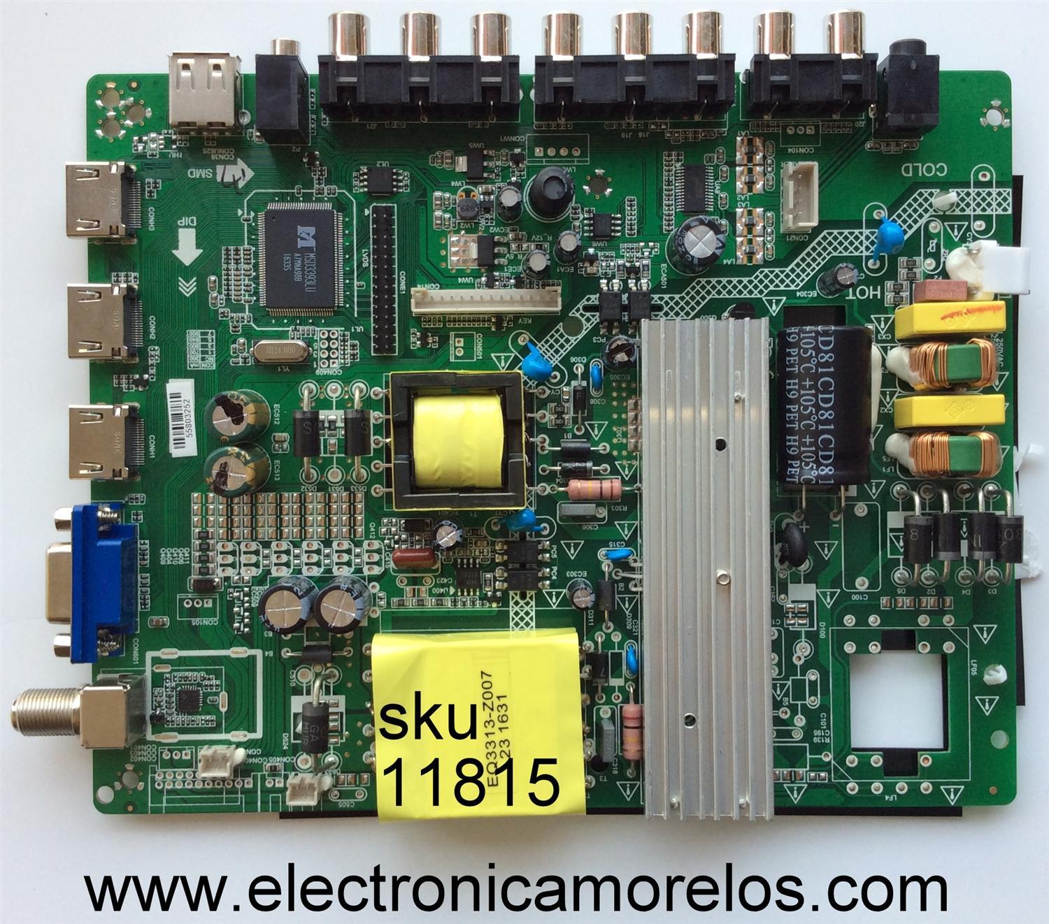 MAIN / FUENTE / RCA 3393C1610 / ZP.VST.3393.C / MODELO RLDED5078A-E / PANEL V500HJ1-PE8 REV.C7	