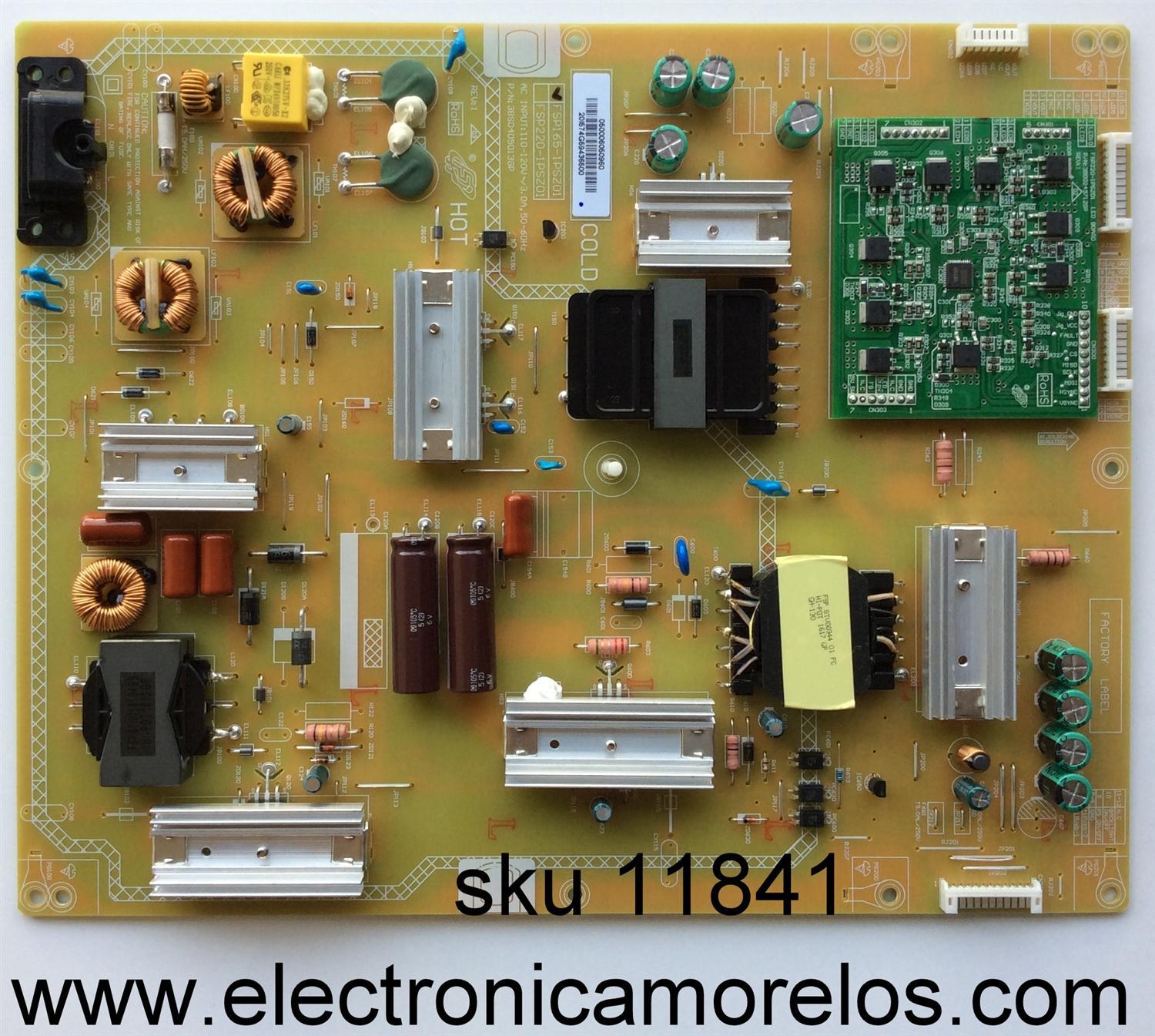 FUENTES DE PODER / VIZIO 0500-0605-0960 / FSP165-1PSZ01 / 050006050960 / 3BS0405013GP / 0500-0605-0960R / PANEL T550HVN08.5 / MODELOS E55-D0 LAUATYBS / E55-D0 LAUATYAS