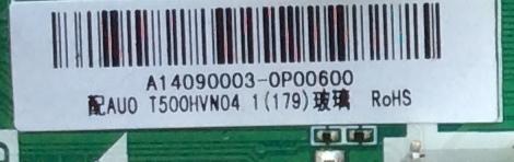 MAIN / HAIER A14090003 / T.MS3393.72 / MODELO 55DR3505 / PANEL ELTH550A07227 / HK550WLEDM-EH27H	 - Imagen 3