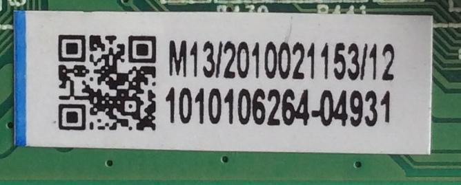 MAIN / HITACHI 1010106264 / MS34580-ZC01-01 / MODELO 48HK6T64U / PANEL LSC480FN02-R	 - Imagen 2