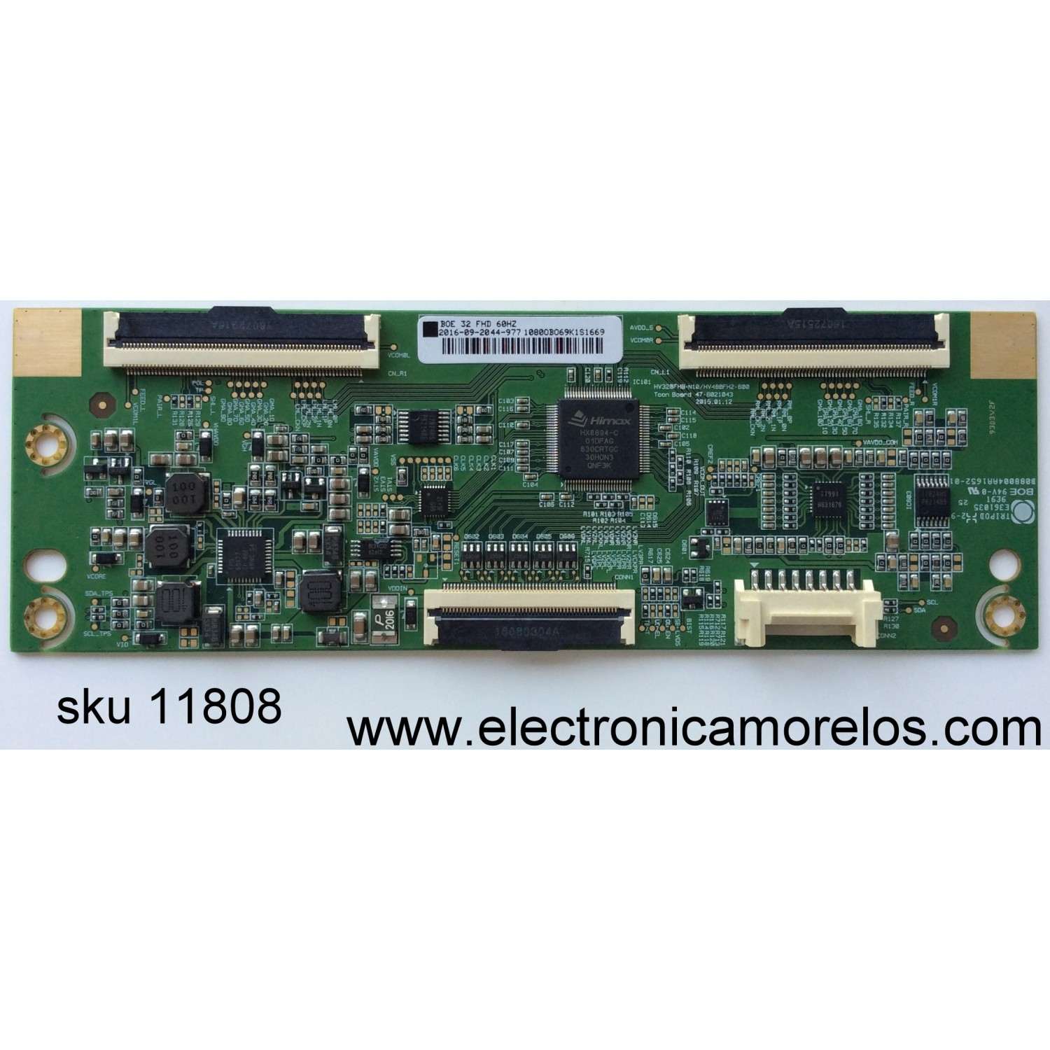 T-CON / SAMSUNG 977-1080OB / 977-10800B / HV320FHS-N10 / MODELO UN32J5205AFXZA LS03 / PANEL JJ032BGE-R1-RR01	