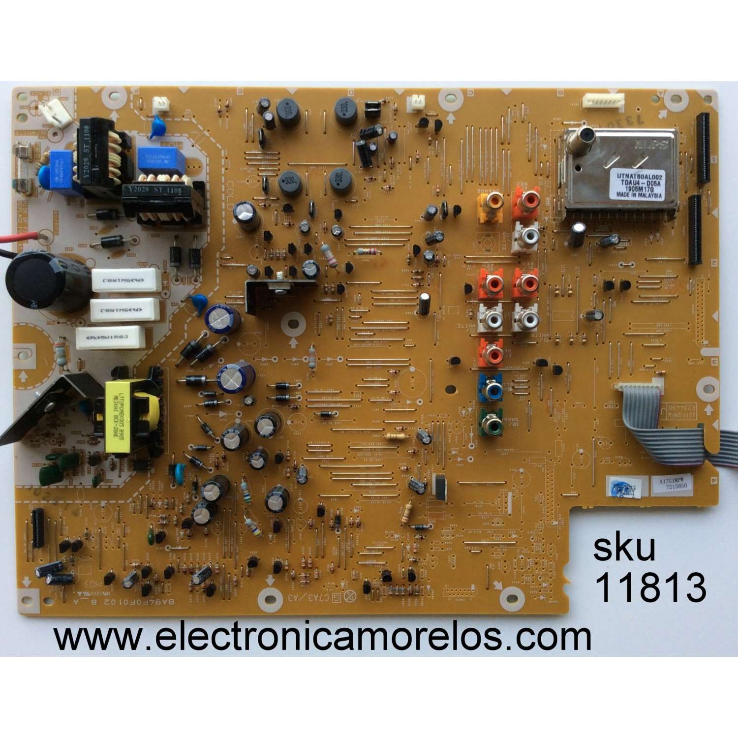 FUENTE PARA MONITOR LG / NUMERO DE PARTE 755.A3F03.0007 / 748.A3E01.001M / 38517412 / K211P031BB / NUMERO DE PANEL LM238WF2 (SS)(R2) / MODELO S2421HT