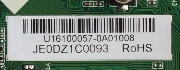MAIN / RCA U16100057 / T.MS3393.81 / AE0010603 / JEODZ1C0093-12V / MODELO RLED6090 - Imagen 3