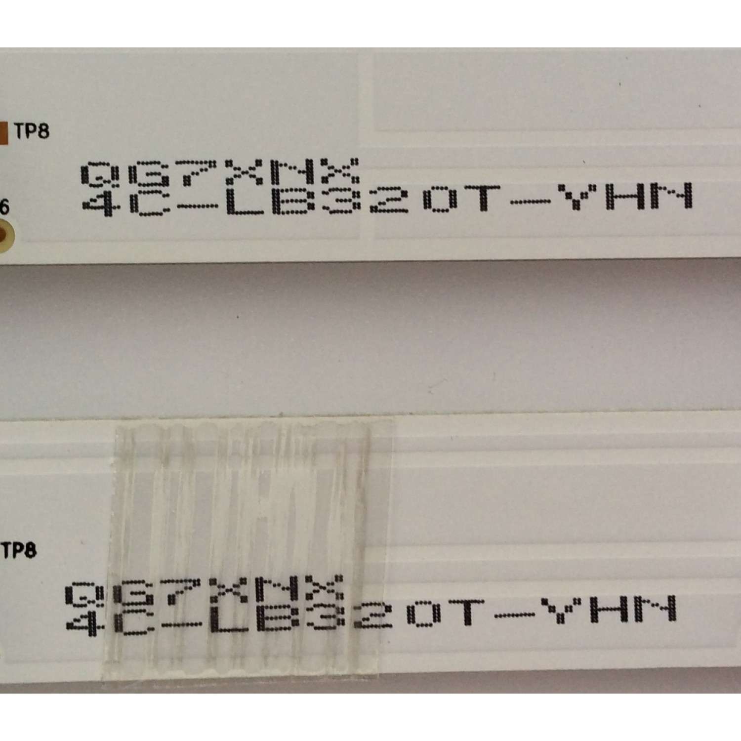 KIT DE LED PARA TV /  LVF320BEDXE1 / LVF320BEDX E1 V1 / TCL_ODN_32_OD40_2X10_3030C_100S1P REV.V3 / 4C-LB320T-YHN / QG7XNX  - Imagen 2