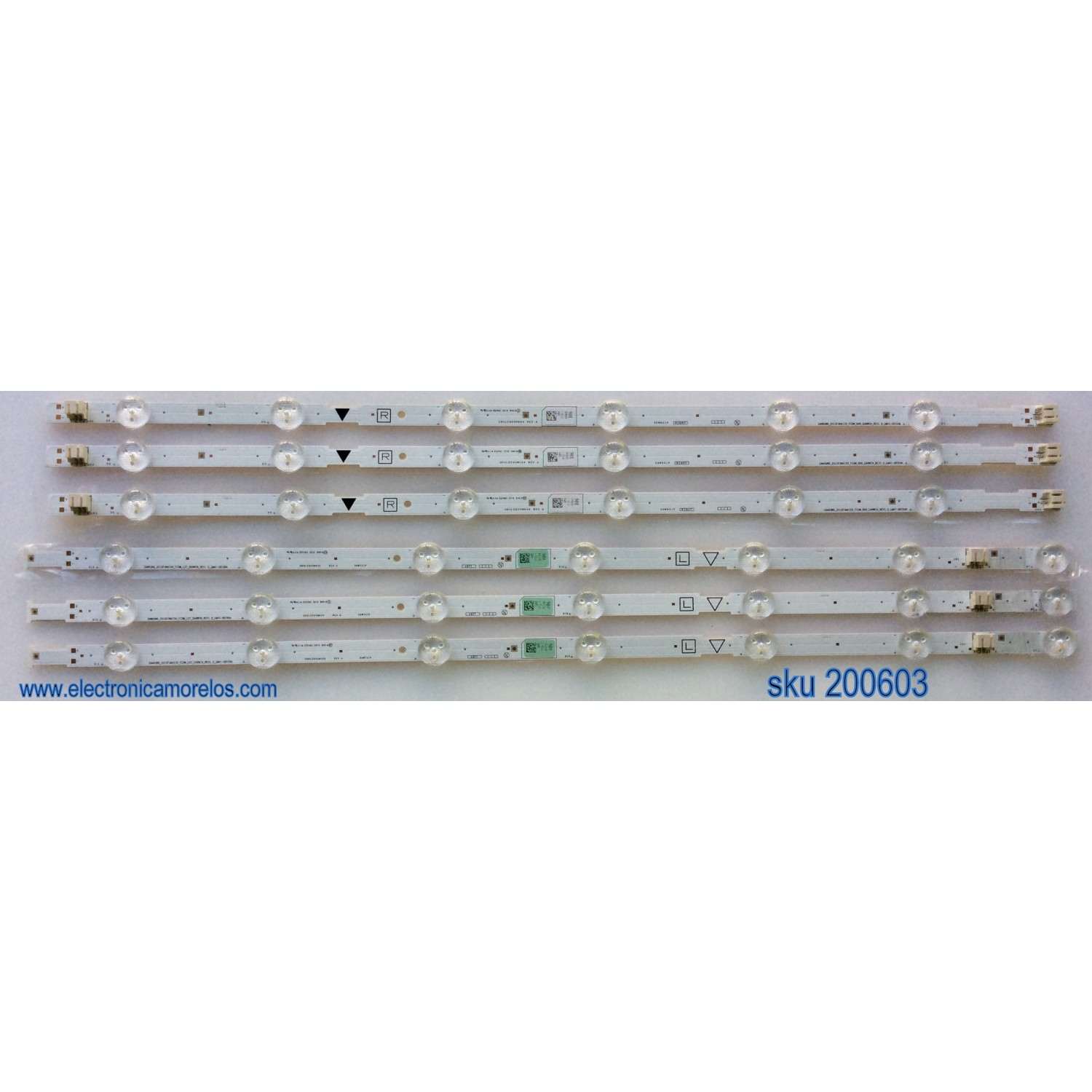 KIT DE LED PARA TV / TCL LVF320BEDX E1V1 / UDULED0SM054 REV.A / UDULED0SM055 REV.A / LM41-00154A / LM41-00155A 