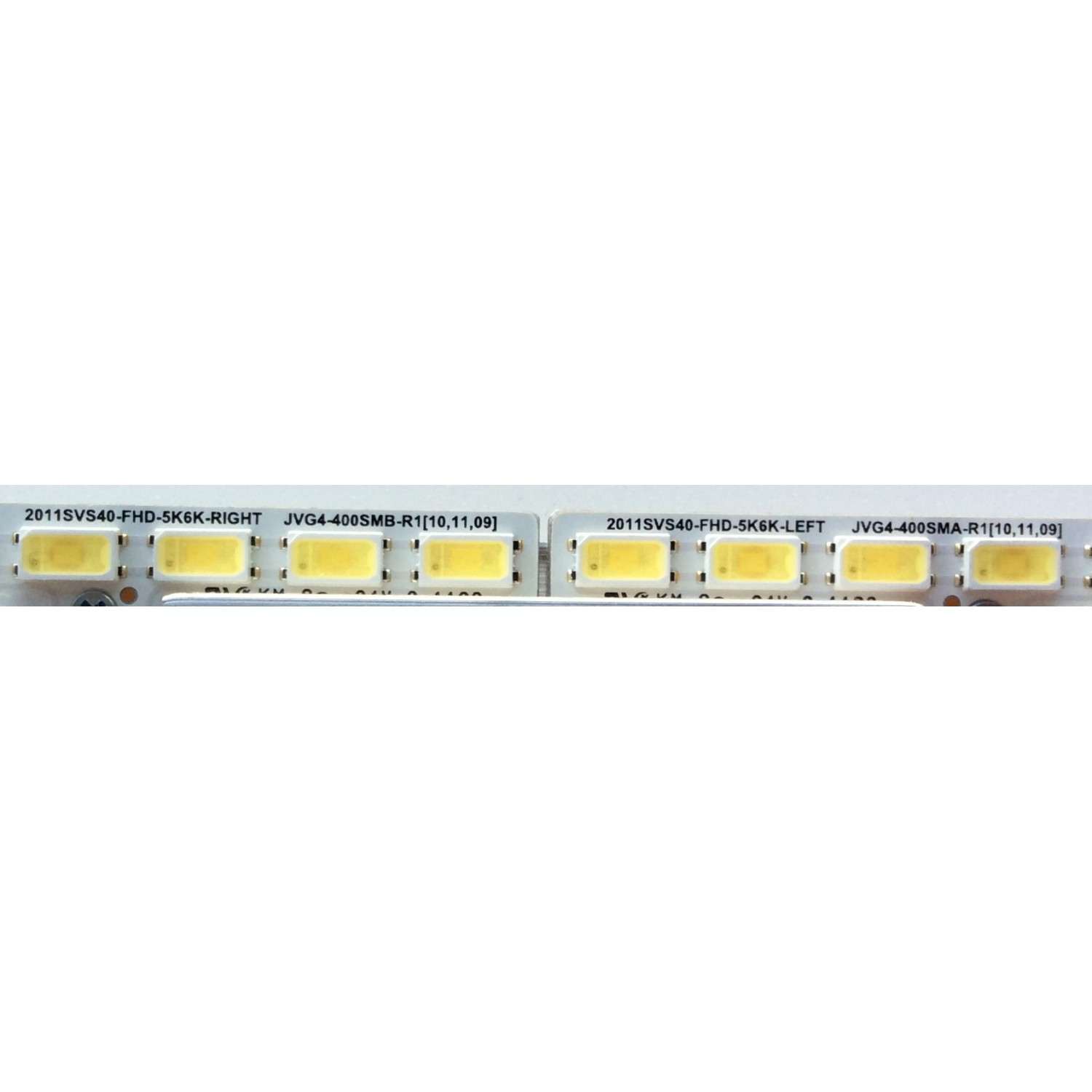 KIT DE LED PARA TV / SAMSUNG LTJ400HF01-J BW17 / JVG4-400SMB-R1[10,11,09] / 2011SVS40-FHD-5K6K-LEFT / 2011SVS40-FHD-5K6K-RIGHT / MODELO UN40D6000SFXZA  - Imagen 2