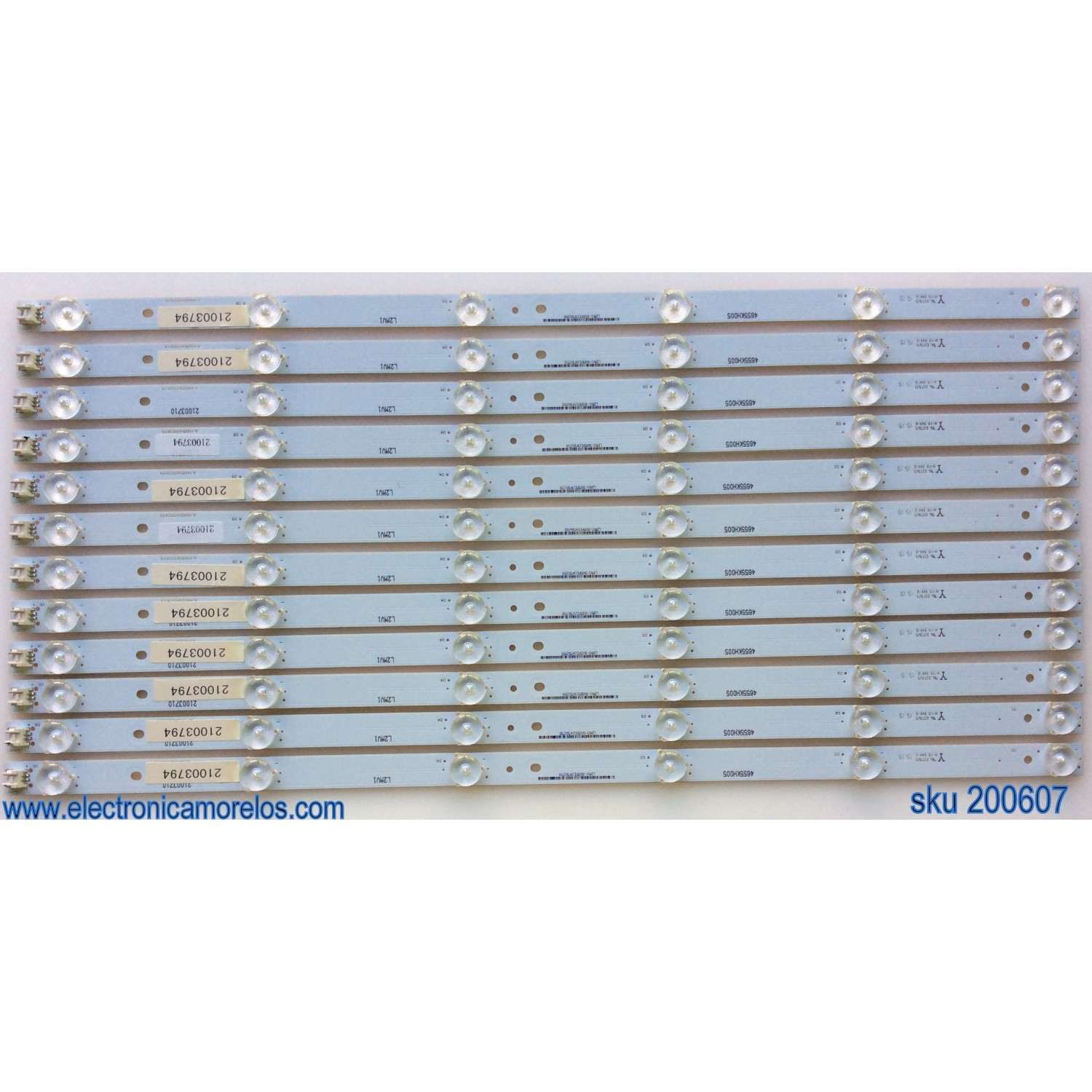 KIT DE LED PARA TV / WESTINGHOUSE ST5461B03-1 / KPL:YCT4655KH006 / 4655KH005 / 21003794 / A-HWBW55D619 / MODELO WD55FX1180 TW-02511-R055A