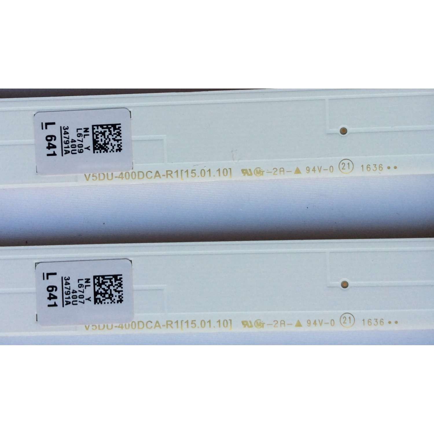 KIT DE LED'S PARA TV SAMSUNG (10 PIEZAS) / NUMERO DE PARTE BN96-34791A / BN96-34792A / V5DU-400DCB-R1 / V5DU-400DCA-R1 / LM41-00120S / LM41-00120R / PANEL'S CY-GK040 / CY-GJ040 / CY-WJ040 / MODELOS UE40JU / UN40JU / UN40KU / UN40MU / UA40JU / UA40KU - Imagen 2