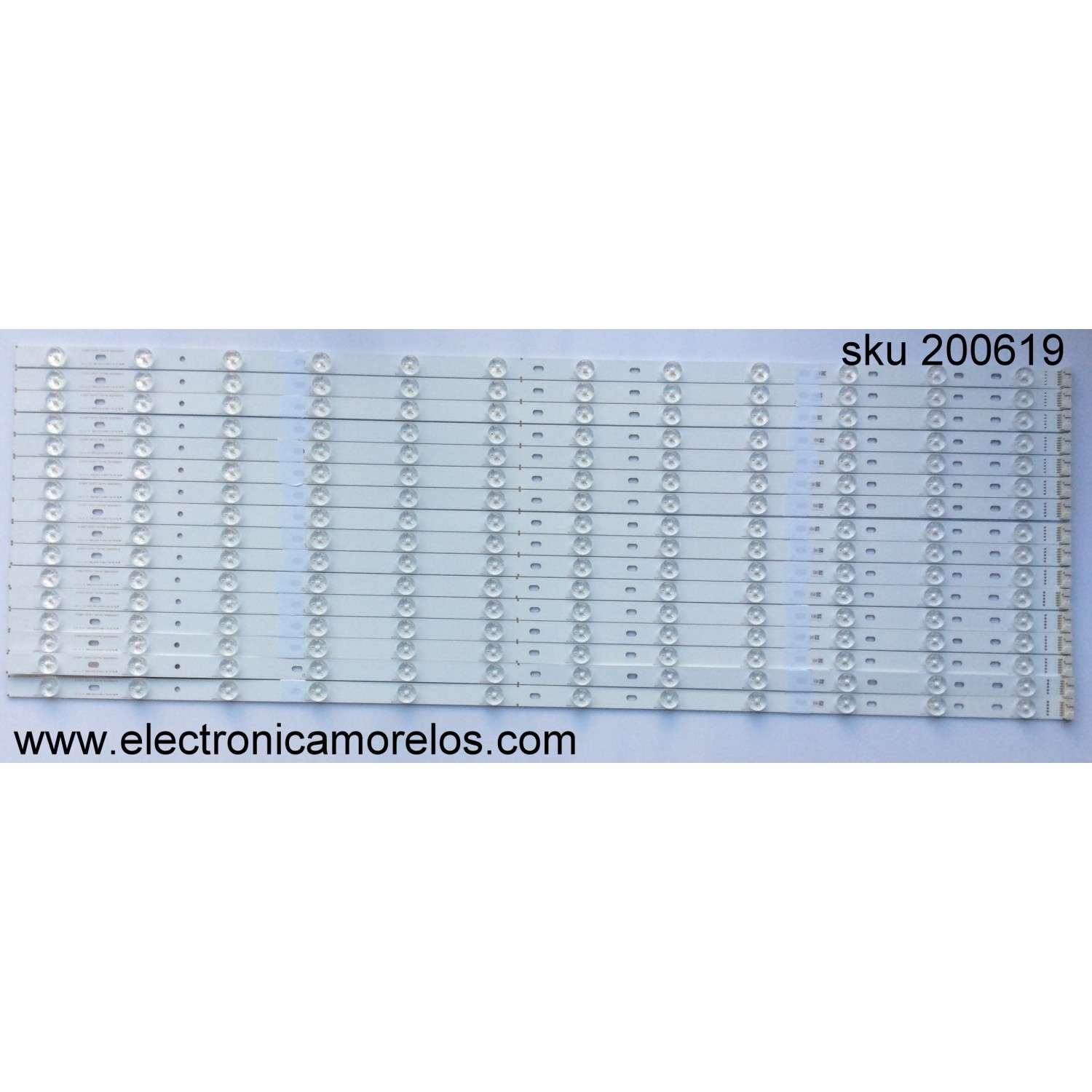 KIT DE LED PARA TV / VIZIO S800FUA-2 / SVG800A05_Rev02_12LED_160112 / MODELO M80-D3 LFTRVFAS