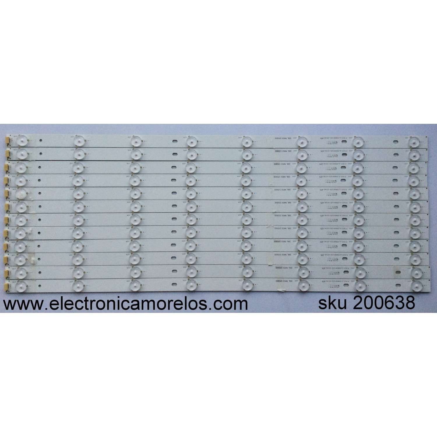 KIT DE LED PARA TV  (CONTIENE 12 LINEAS ) / RCA V580DK2-QS1-C2-12V / JL.D58081235-031AS-R7N / MODELO LED58G45RQ 