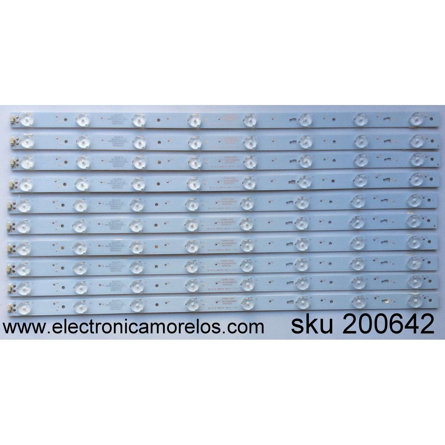 KIT DE LED PARA TV / JVC LC490DUJ(SG)(E1) / LE50D8-03(A) / LC490DUJ-SGE1 / 303500082503 / MODELO LT-49EM75 