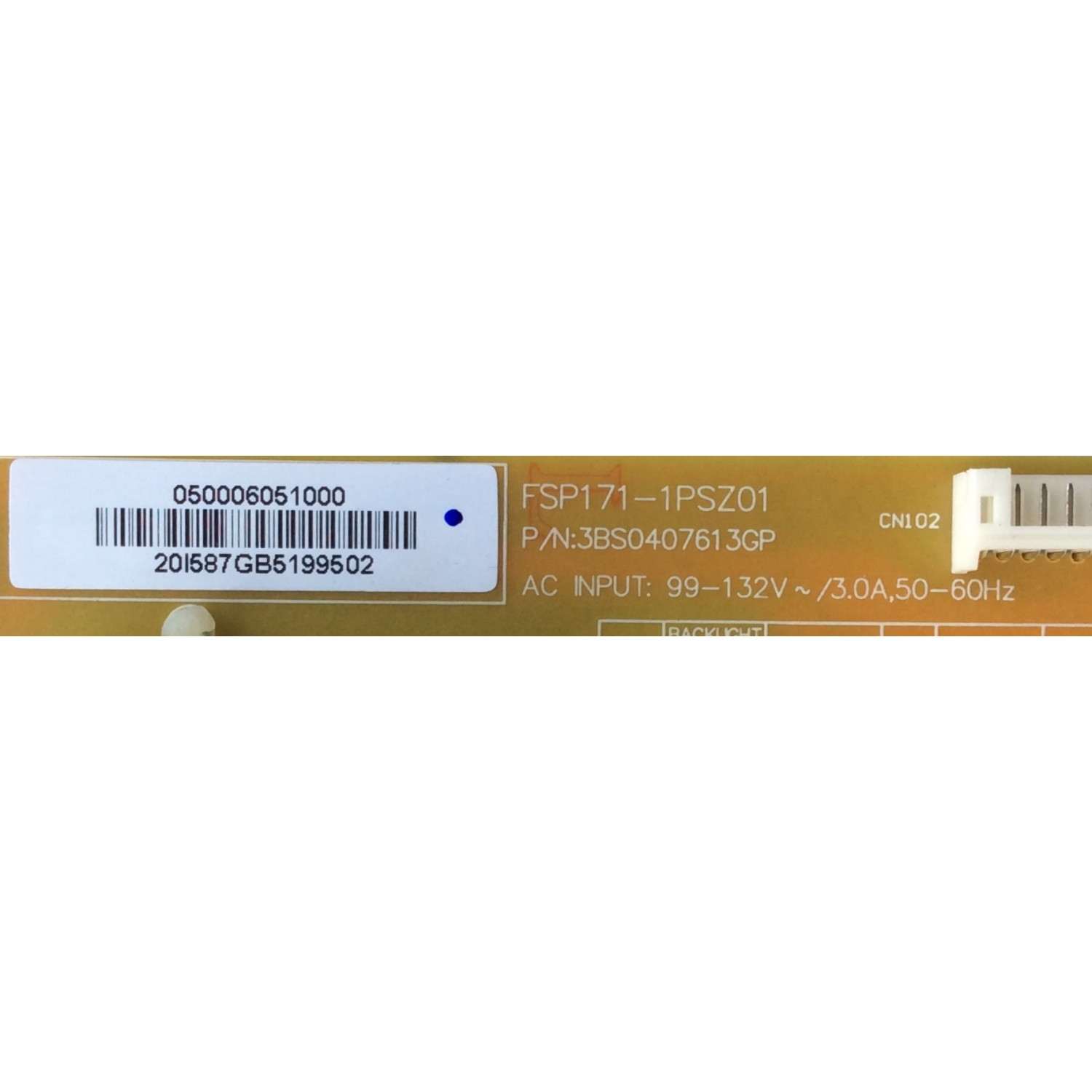 FUENTE DE PODER / VIZIO 0500-0605-1000 / FSP171-1PSZ01 / 050006051000 / 3BS0407613GP / 0500-0605-1000R / PANEL LSC480FN10-G01 / MODELOS E48U-D0 / E48U-D0 LAUSUBDS / E48U-D0 LAUSUBBS - Imagen 2