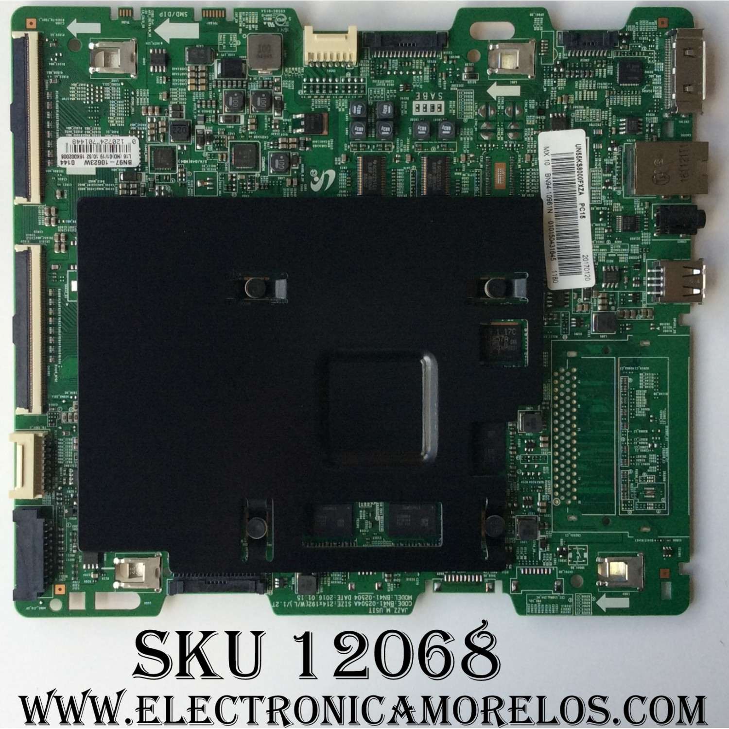 MAIN PARA TV SAMSUNG QLED 4K·SUHD / NUMERO DE PARTE BN94-10961N / BN41-02504A / BN97-10623W / BN9410961N / PANEL CY-QK055FLAV2H / DISPLAY T550QVR04.3 / BN96-39234A / BN9639234A / MODELO UN55KS8000 / UN55KS8000FXZA AA02