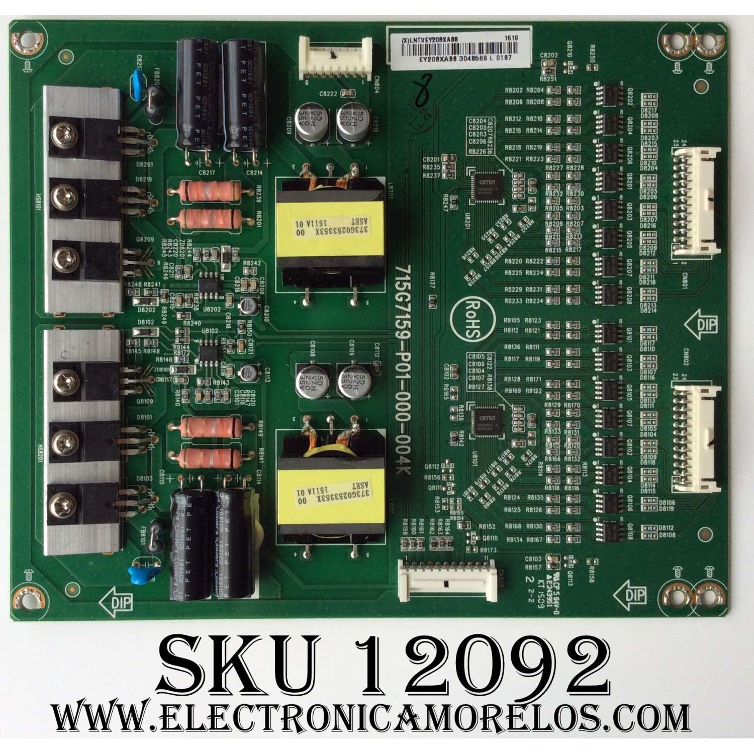 LED DRIVER / VIZIO LNTVEY208XAB8 / 715G7159-P01-000-004K / (X)LNTVEY208XAB8 / MODELO M50-C1 LTC6SRAR / PANEL TPT500DK-QS1 REV:SC1G / M50-C1 LTCWSPBR