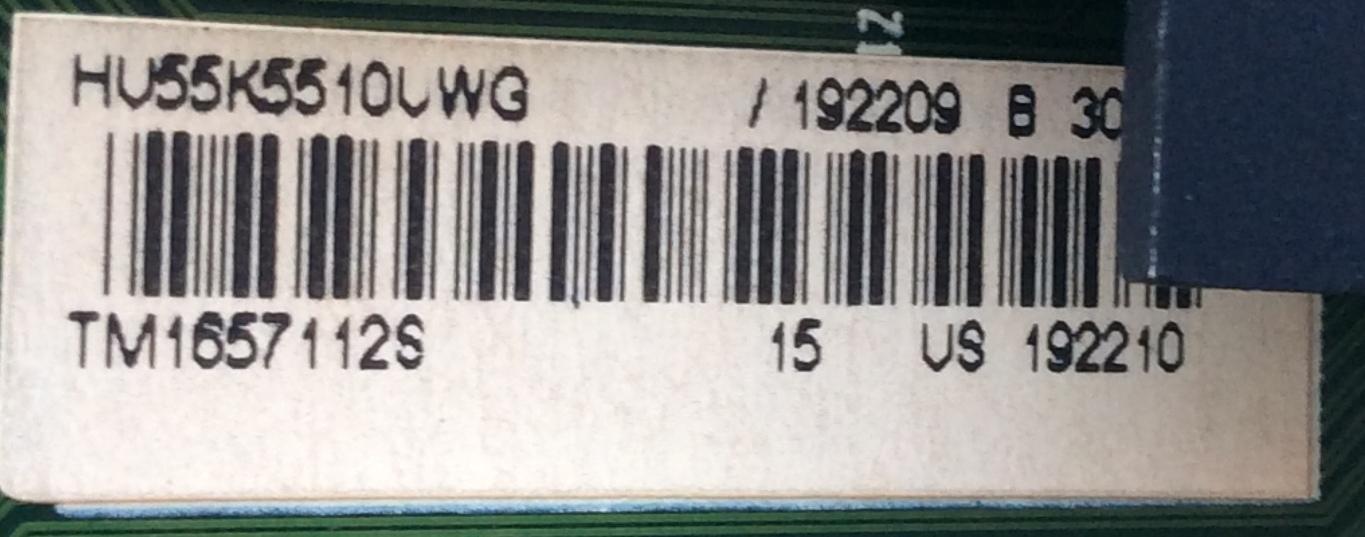 MAIN / SHARP 192209 / 192210 / RSAG7.820.6591/ROH / HU55K5500UWG / PANEL HE550IU-B51\B2\T1\XP\S10\GM\ROH / MODELOS LC-55N620CU / LC-55N7000U - Imagen 2