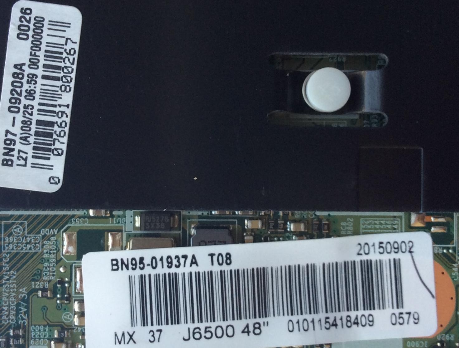 T-CON / SAMSUNG BN95-01937A / BN97-09208A / BN41-02297A / PANEL CY-GJ048HGLVCH / MODELO UN48JU6400FXZA UD02 - Imagen 2