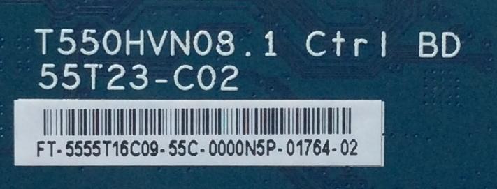 T-CON / LG 55.55T16.C09 / 5555T16C09 / T550HVN08.1 CTRL BD / 55T23-C02 / MODELO 55LF6000-UB BUSDLJR	 - Imagen 2