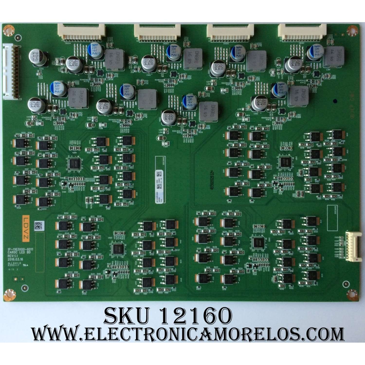 LED DRIVER / VIZIO Y8387248A / 0570CAR0C000 / 1P-1163X00-601 / 248A / MODELO M70-D3 LFTRVCAS	