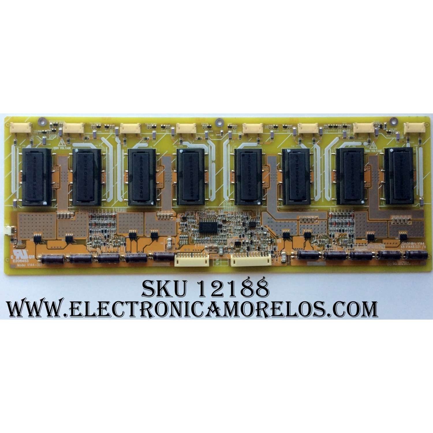 BACKLIGHT INVERSOR / PHILIPS 19.26006.020 / V144-301 / 75.BA902.001 / 48.V1448.021/A / MODELO 30PF9946D/37 / PANEL T296XW01 V.3	