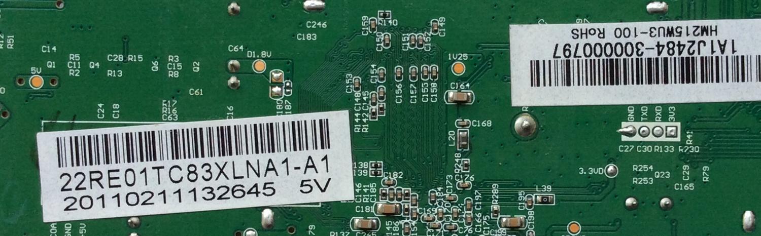 MAIN / RCA 1A1J2484 / 22RE01TC83XLNA1-A1 / T.RSC8.3B 11045 / 22LA45RQD / MODELO 22LA45RQD / PANEL HM215WU3-100	 - Imagen 2
