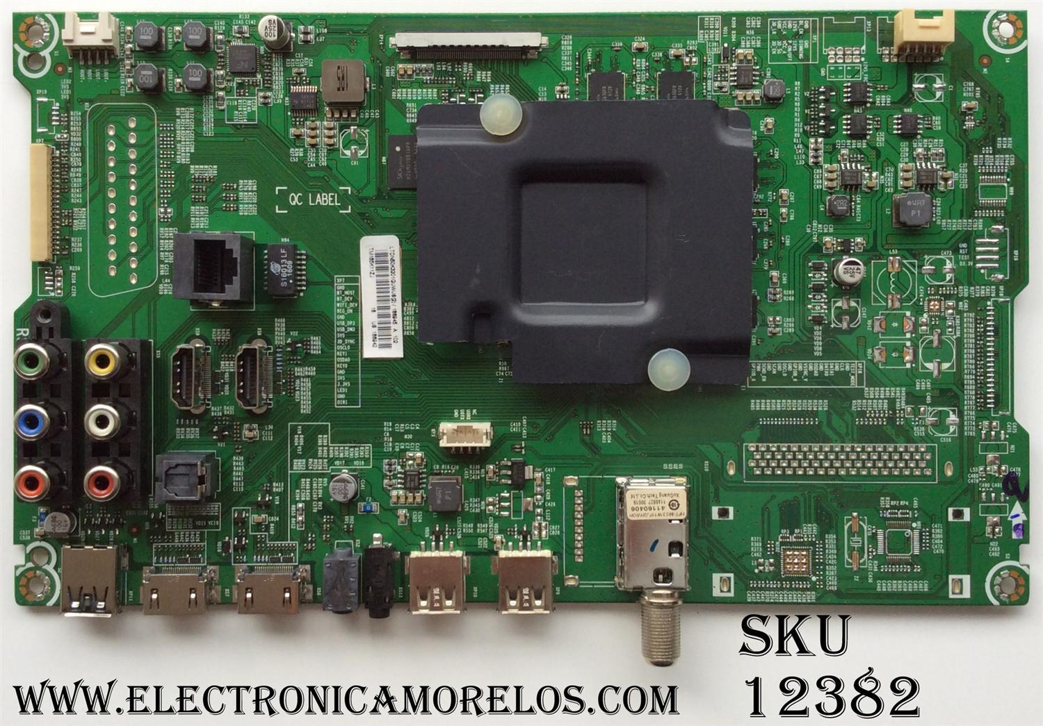 MAIN / HISENSE 188945 / RSAG7.820.6591/ROH / LTDN50K3201GUWUS / 188942 / PANEL HD500DU-B52(100)S0\GM\ROH / DISPLAY T500QVN02.0 / MODELO 50H7C