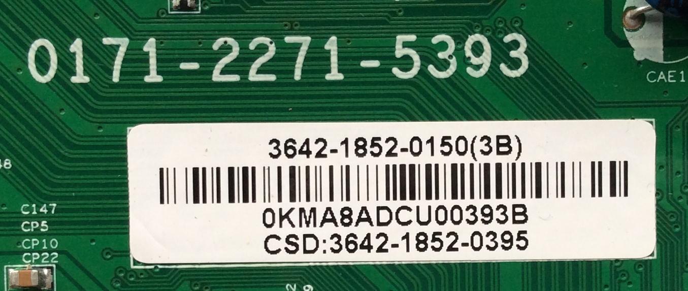 MAIN / JVC 3642-1852-0150 / 0171-2271-5393 / 3642-1852-0395 / MODELO EM42FTR	 - Imagen 2