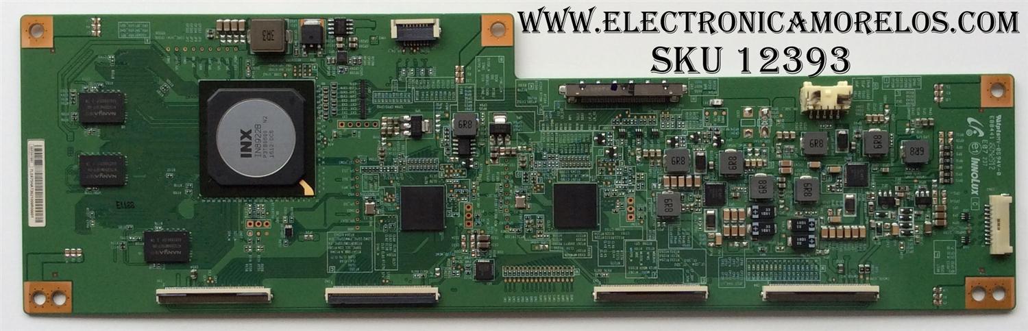 T-CON / SHARP 3KFDK1S51 / E88441 / MODELO LC-75N620CU / LC-75N8000U / PANEL V750DK1-KS5 REV.F9	